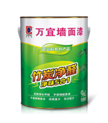凈味竹炭凈醛5合1墻面漆